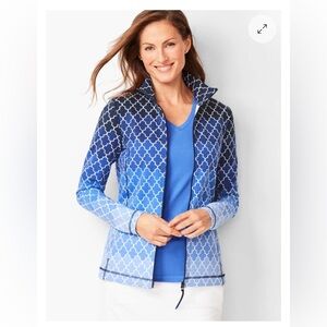Talbots Womens Jacket Coat Top Full Zip Size MP